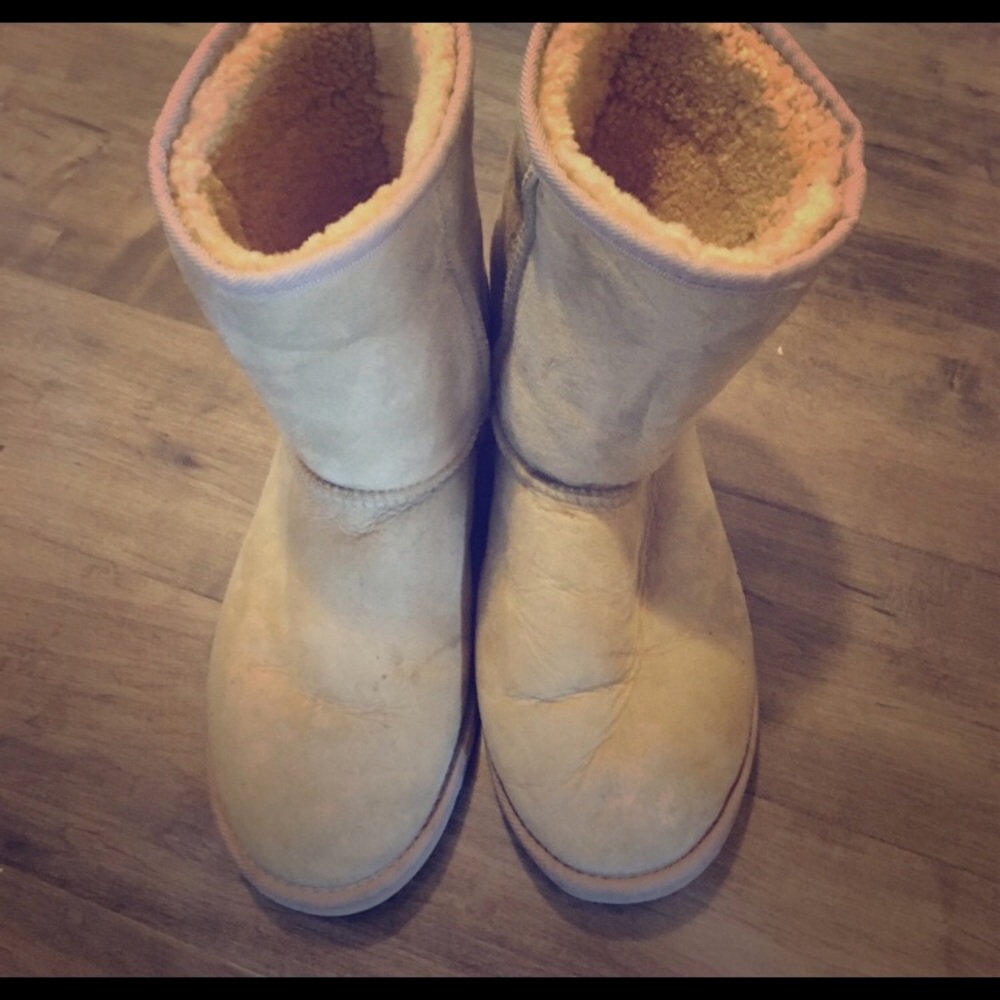 Beige uggs normal wear